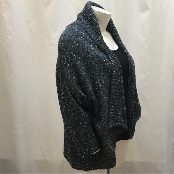 🆕NEW! Metallic Cocoon 2-Way Open Cardigan Sweater - Picture 8 of 16